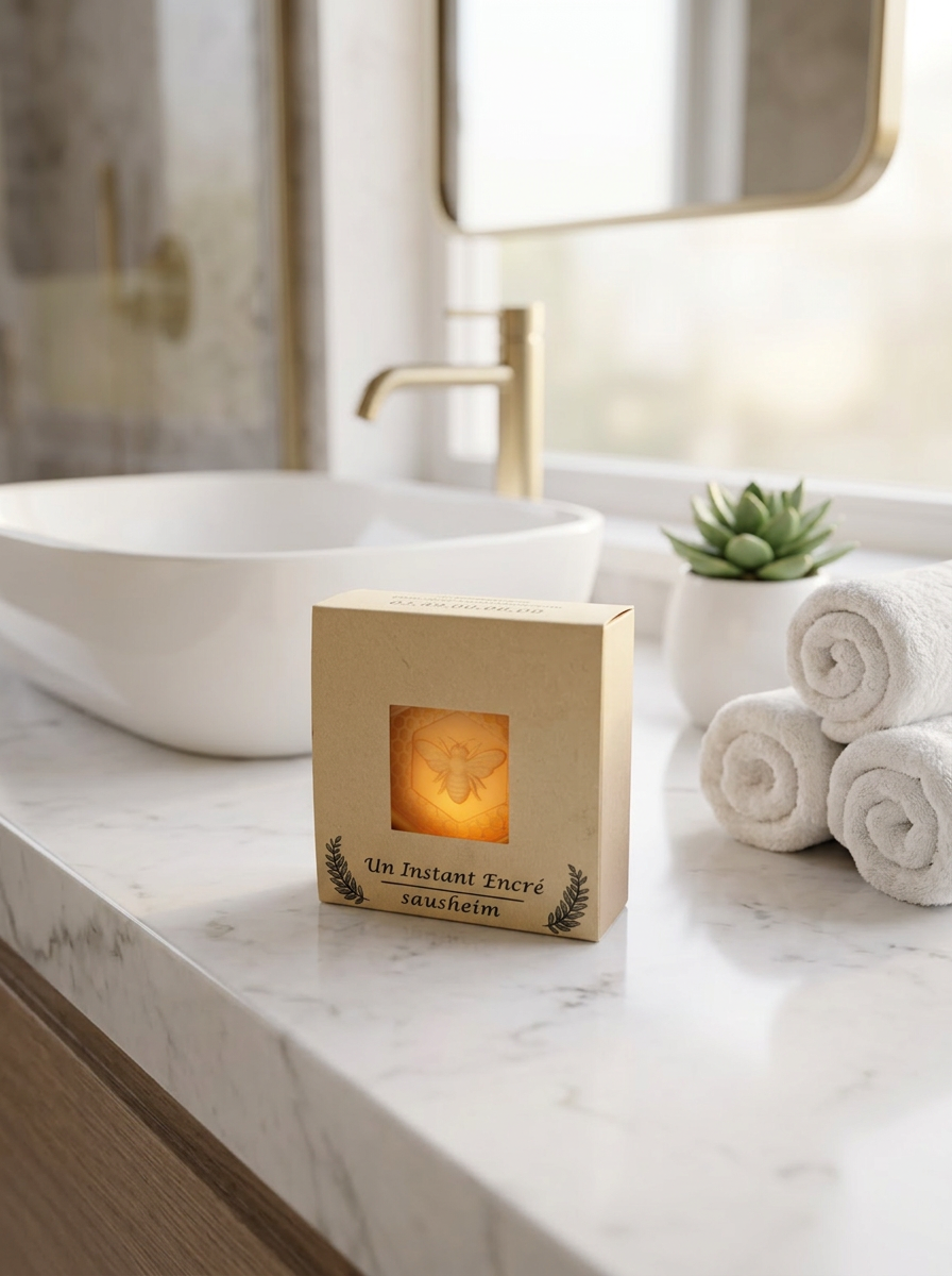 L’Or du Rucher (Personnalisable) 4.50 € l'unité - Savon végétal au miel "Lot de 10 Unités"
